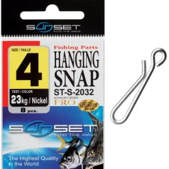 Sunset Agrafe Mer Hanging Snap St-S-2032 - Par 8 * Montage Ligne