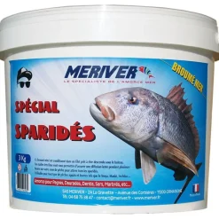 Meriver Amorce Broumé Mer Spécial Sparidés - 3Kg * Appâts Naturels - Amorces