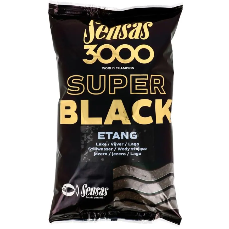 Sensas Amorce 3000 Super Black Etang * Appâts - Amorces