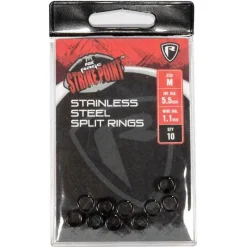 Fox Rage Anneau Brisé Sstrike Point Stainless Steel Split Rings * Petit Matériel
