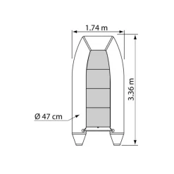 Plastimo Annexe Gonflable Trail * Nautisme Carpe|Bateaux Pneumatiques