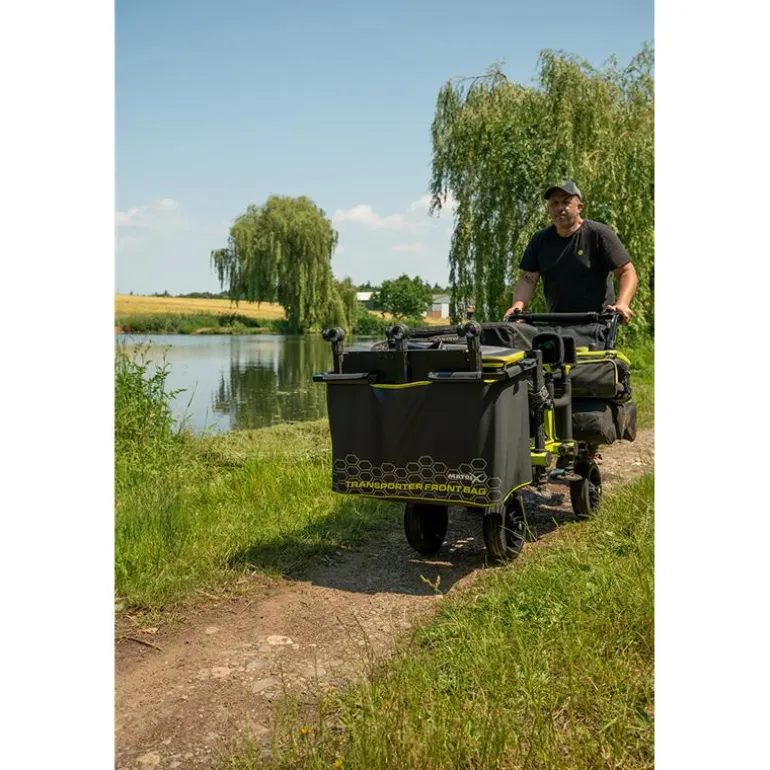 Bac Pour Chariot Fox Matrix 4 Wheel Transporter Front Bag