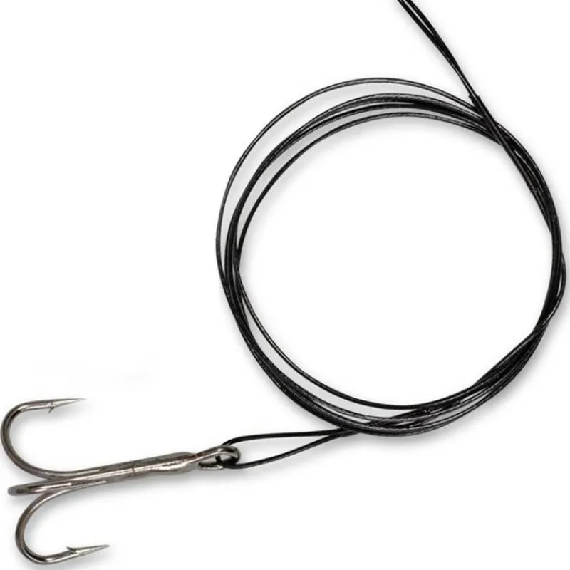 Zebco Bas De Ligne Acier Trophy 7X7 Expert Hameçon Triple * Fils - Tresses - Bdl Carnassier