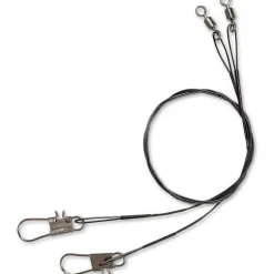 Zebco Bas De Ligne Acier Trophy 1X7 Standard - Par 2 * Fils - Tresses - Bdl Carnassier