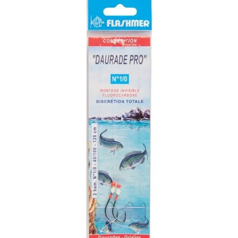 Flashmer Bas De Ligne Daurade Pro * Lignes Montées