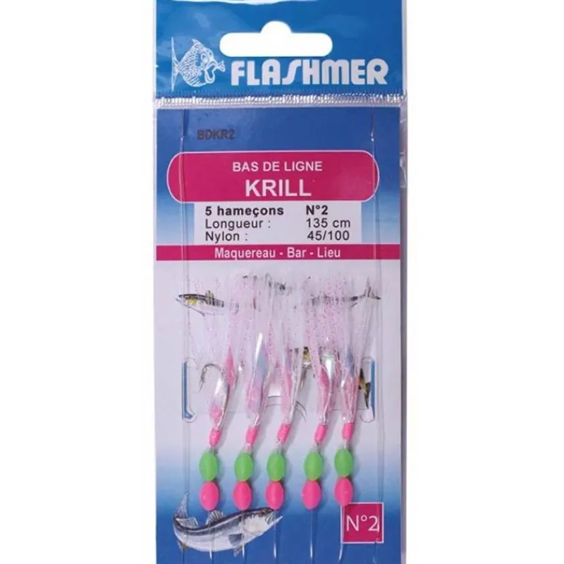 Flashmer Bas De Ligne Krill * Lignes Montées