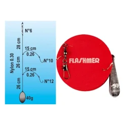 Flashmer Bas De Ligne Palangrotte * Lignes Montées