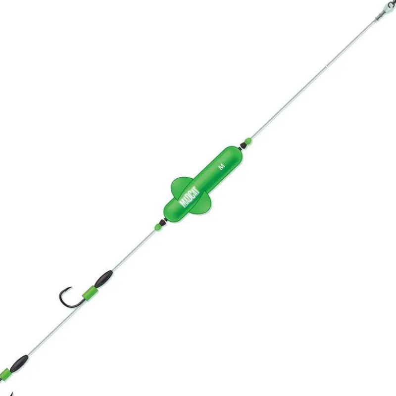 MadCat Bas De Ligne Screaming Profi River Rigs Worm & Squid * Montage Silure