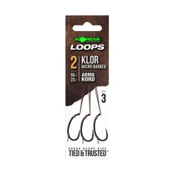 Korda Bas De Ligne Monté Klor Ready Tied Loop Rigs * Montages Carpe