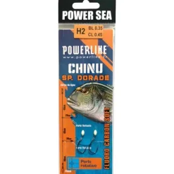 Powerline Bas De Ligne Jig Power Dorade 2 Hameçons * Tresses - Fils - Bdl Mer