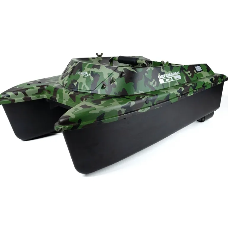 Bateau Amorceur Anatec Catamaran Forest Lithium 16Ah + An-I6x + Sondeur Alf500