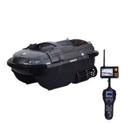 Boatman Bateau Amorceur Vulcan Pro V2 6 Satellites Carbon * Propulsion Appâts