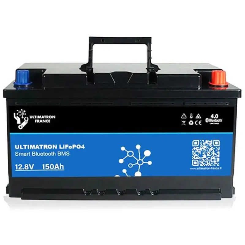 Ultimatron Batterie Lithium Lifepo4 Smart Bms 12.8V 15Ah * Batteries & Chargeurs