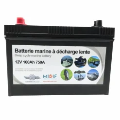 Batterie Marine Haswing 12V 100Ah 750A Haswing Double Bornes