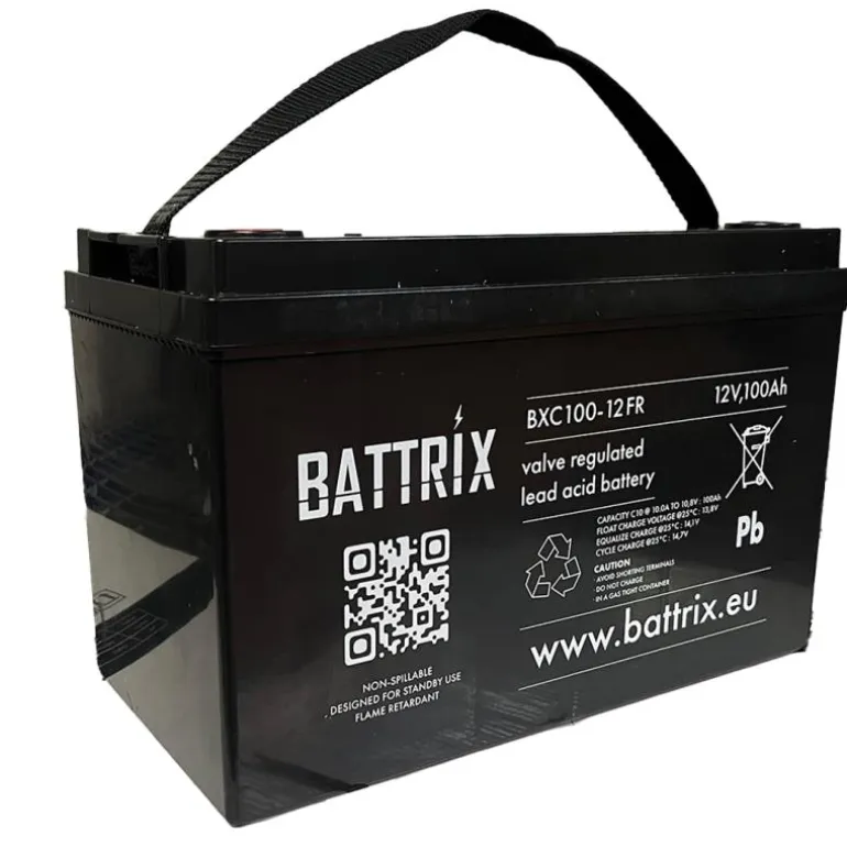 Batterie Étanche Battrix Cyclic 12V 100Ah Pour Moteur