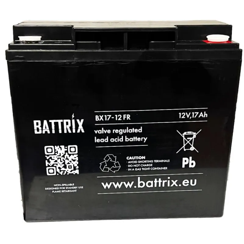 Battrix Batterie Étanche 12V 17Ah Pour Sondeur * Batteries & Chargeurs