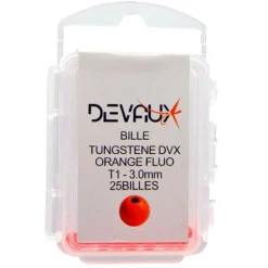 Devaux Billes Tungstène Dvx - Orange Fluo * Fly Tying