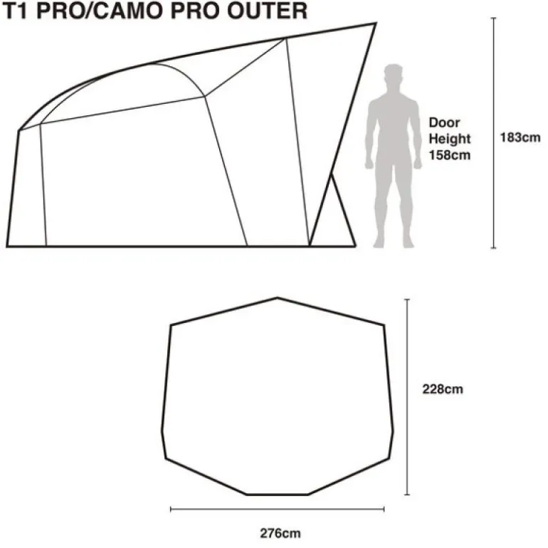Bivvy Nash Titan T1 Camo Pro - 1 Place