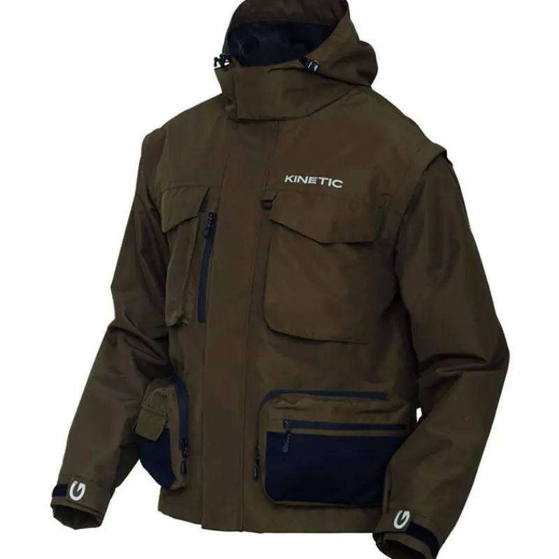 Kinetic Blouson Homme Strider Zip-Off - Olive * Vestes De Pêche