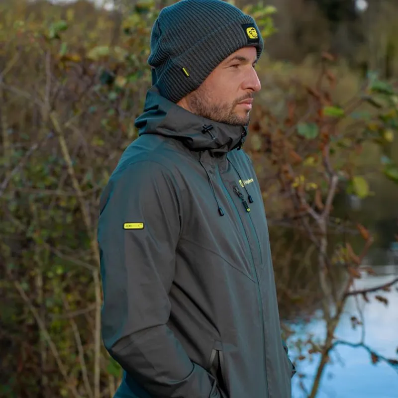 Ridge Monkey Blouson Homme Thermapro Waterproof Shell - Green * Vestes De Pêche