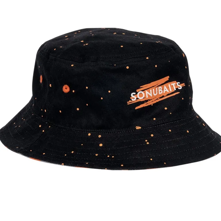 Bob Sonubaits Bucket Hat Réversible - Noir/Orange