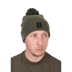 Bonnet Fox Collection Bobble Hat - Vert