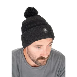 Fox Matrix Bonnet Grey Sherpa Bobble Hat - Gris * Bonnets, Tours De Cou & Gants