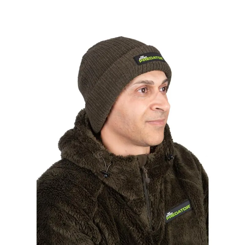 Fox Rage Predator Bonnet Thermal Beanie - Marron * Bonnets, Tours De Cou & Gants