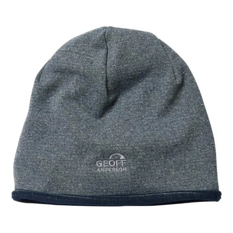 Bonnet Homme Geoff Anderson Wizwool Grid Hood - Gris