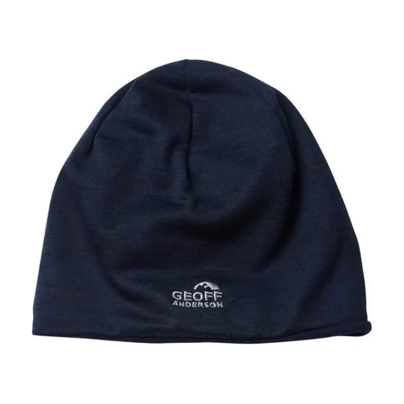 Geoff Anderson Bonnet Homme Wizwool Hood - Noir * Bonnets, Tours De Cou & Gants