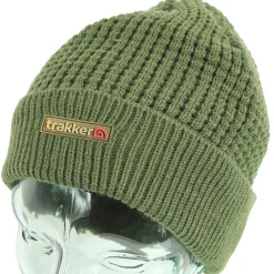 Trakker Bonnet Homme Textured Lined Beanie - Kaki * Bonnets, Tours De Cou & Gants