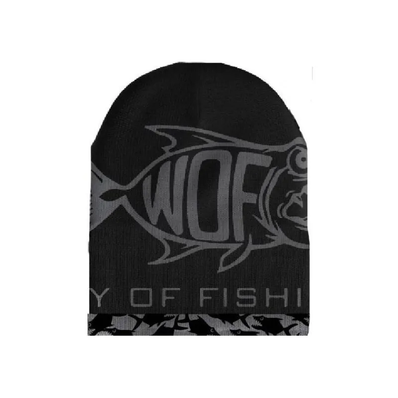 W.O.F. Bonnet Homme - Noir/Gris * Bonnets, Tours De Cou & Gants