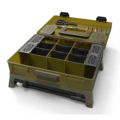 Korum Boîte À Accessoires Complète Mega Blox Station Fully Loaded * Bagagerie Carpe|Bagagerie Coup
