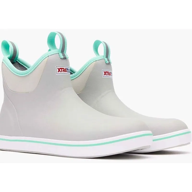 Xtratuf Bottes Femme Wmns Ankle Deck Boot - Gris * Bottes & Chaussures