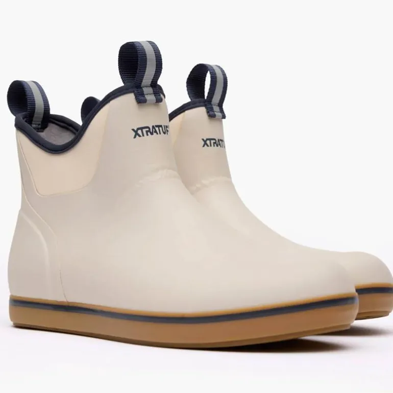 Bottes Homme Xtratuf Ankle Deck Boot - Ivoire/Bleu Marine