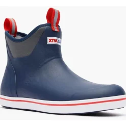 Xtratuf Bottes Homme Ankle Deck Boot - Bleu Marine/Rouge * Bottes & Chaussures