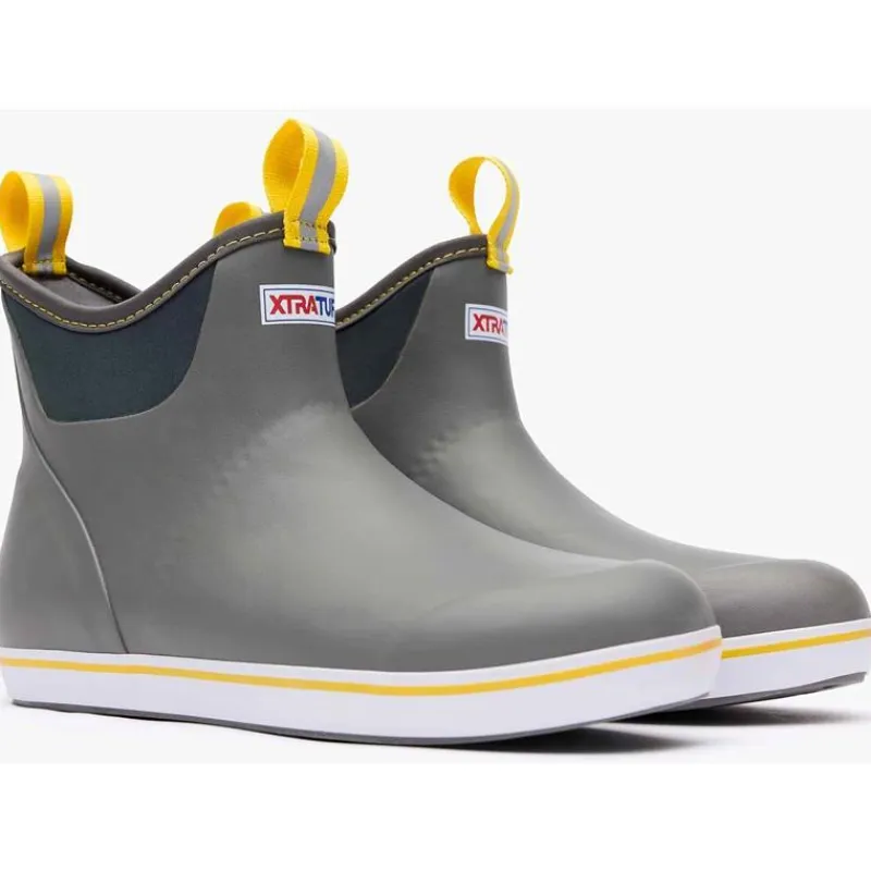 Xtratuf Bottes Homme Ankle Deck Boot - Gris/Jaune * Bottes & Chaussures