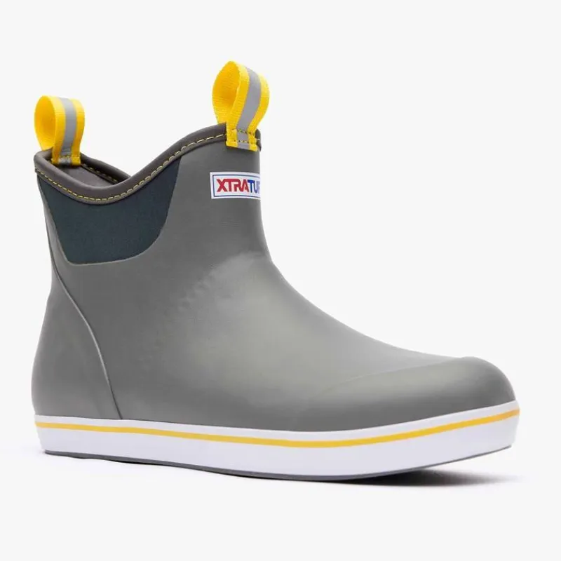 Xtratuf Bottes Homme Ankle Deck Boot - Gris/Jaune * Bottes & Chaussures