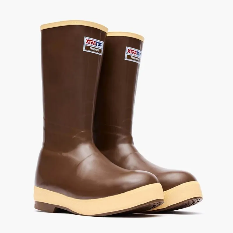 Xtratuf Bottes Homme 15” Legacy Plain Toe Boot Insulated - Marron * Bottes & Chaussures