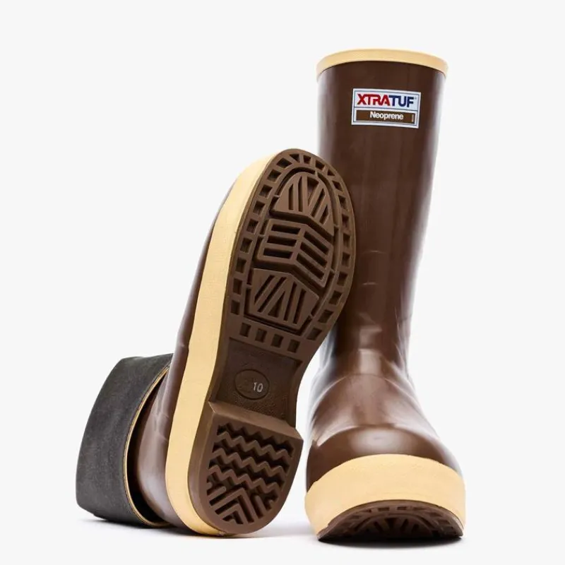 Xtratuf Bottes Homme 15” Legacy Plain Toe Boot Insulated - Marron * Bottes & Chaussures