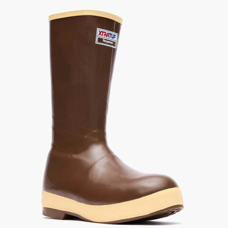 Xtratuf Bottes Homme 15” Legacy Plain Toe Boot Insulated - Marron * Bottes & Chaussures