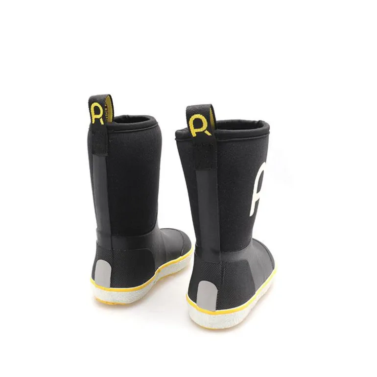 Bottes Junior Rouchette Regate - Noir