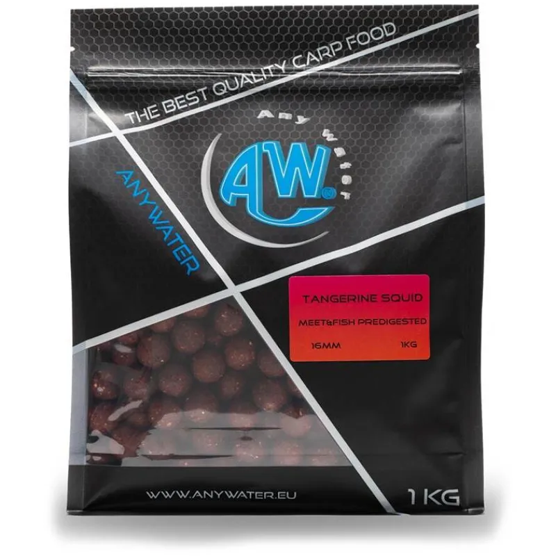 Any Water Bouillette Top Boilies Tangerine Squid - 1Kg * Appâts Carpe