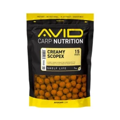 Avid Carp Bouillette Creamy Scopex Boilies * Appâts Carpe
