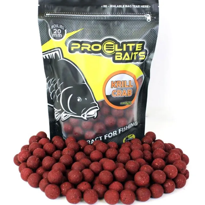 Pro Elite Baits Bouillette Boilies Classic Krill & Crab * Appâts Carpe
