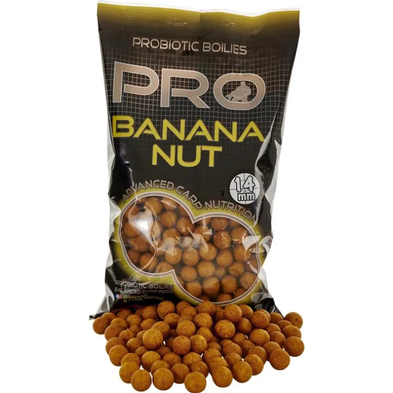 Bouillette Starbaits Probiotic Pro Banana Nut Boilies