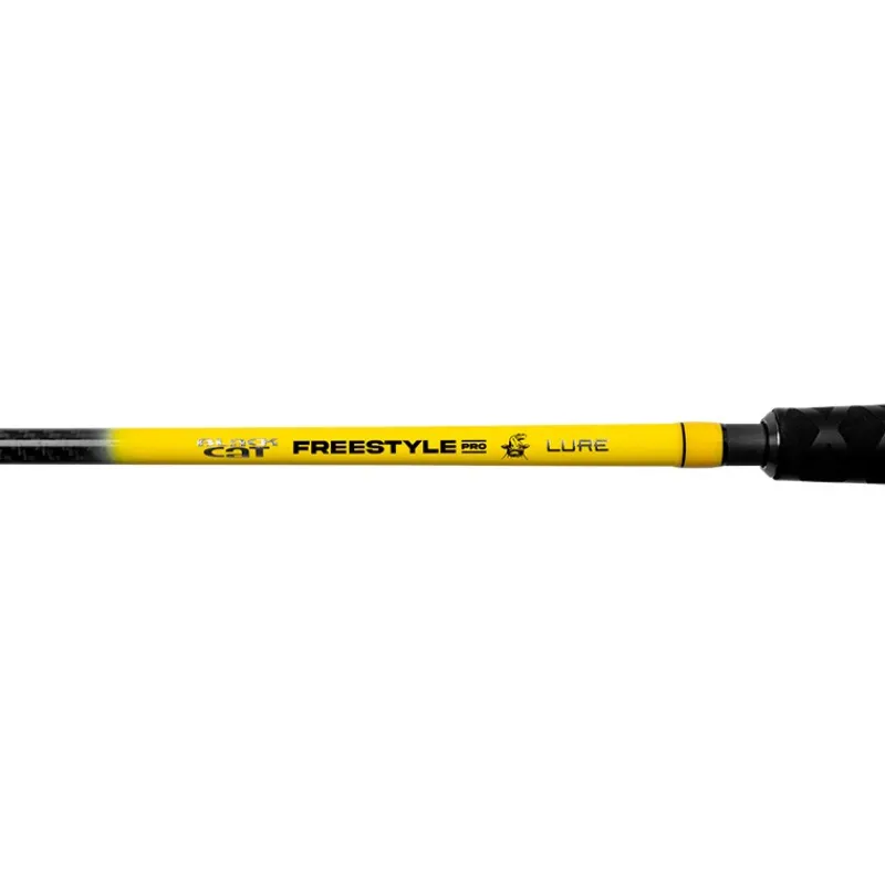 Black Cat Canne Spinning Canne Freestyle Pro Lure * Cannes Silure