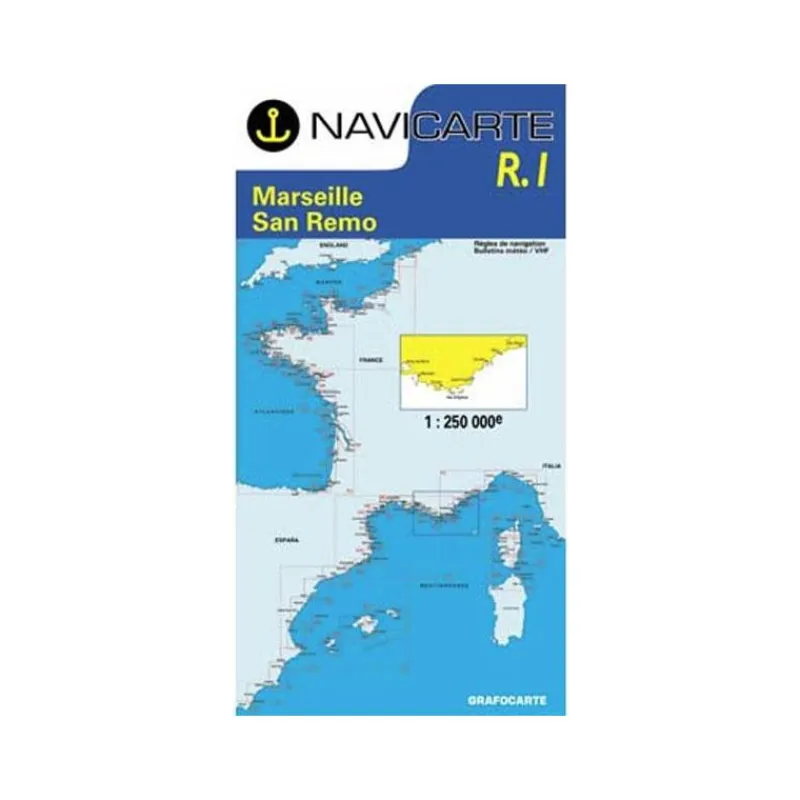 Navicarte Carte De Navigation Marseille San Remo * Outils De Navigation