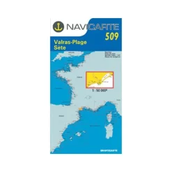 Navicarte Carte De Navigation Valras - Sete - Etang De Thau * Outils De Navigation