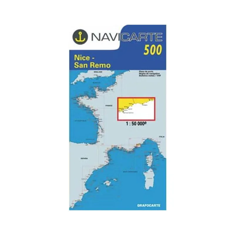 Navicarte Carte De Navigation Nice - San Remo * Outils De Navigation